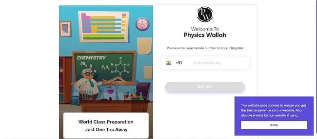 Physics wallah Scholarship Test Admit Card